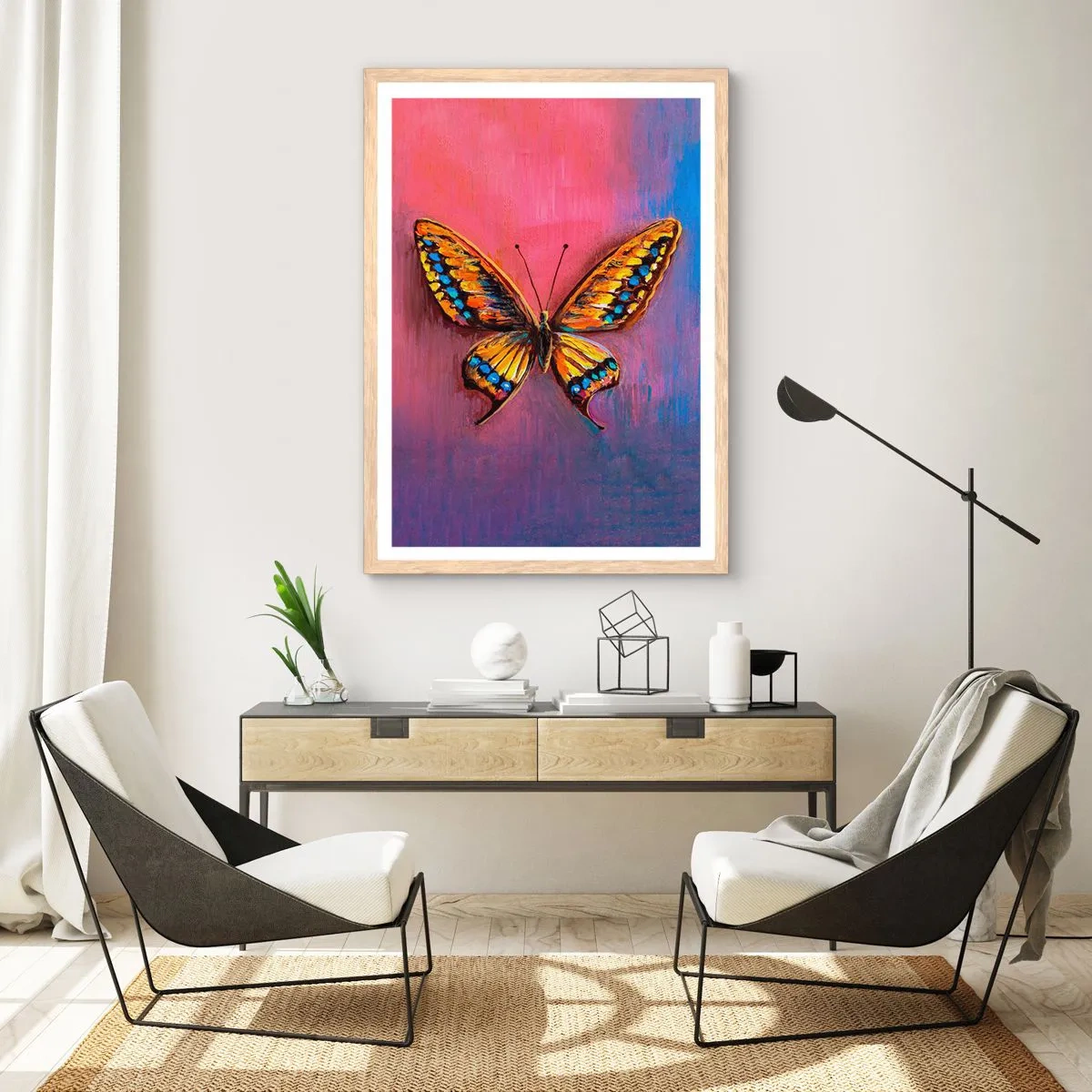 Affisch i ram av ljusek - Naturens klenoder - 70x100 cm