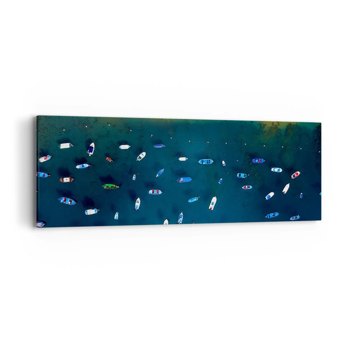 Canvastavla - Bild på duk - Ett semesterspel - 90x30 cm