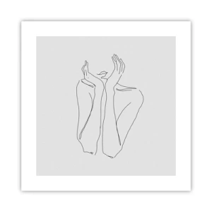 Affisch - Vad flickorna drömmer om - 40x40 cm