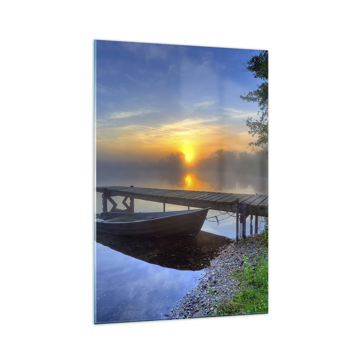 Glastavla - Bild på glas - Det vanliga förvandlas till det magiska - 70x100 cm