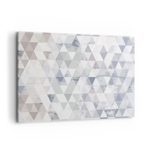 Canvastavla - Bild på duk - Trianglar - 100x70 cm