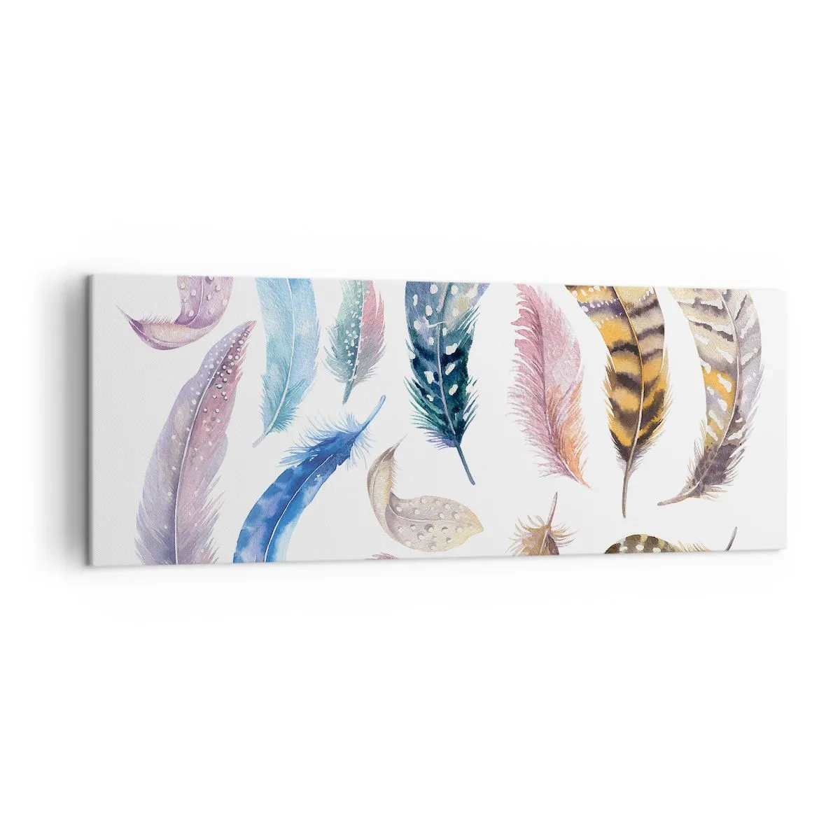 Canvastavla - Bild på duk - Lätta, färgglada och färgrika - 140x50 cm