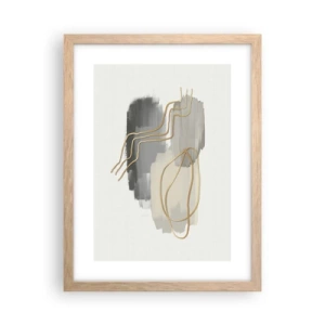 Affisch i ram av ljusek - Varaktighet och rörelse - 30x40 cm