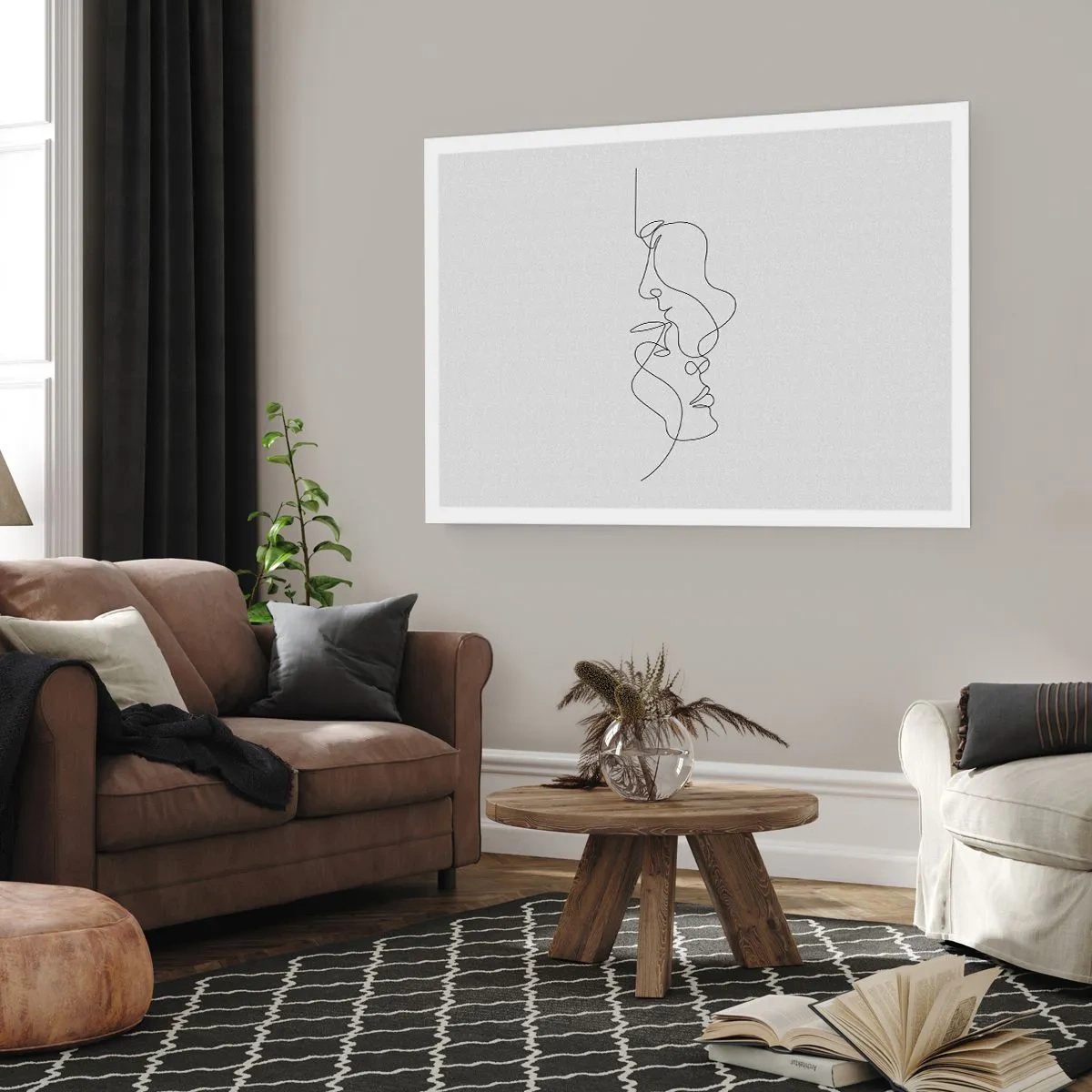 Affisch - Sentimentala lustens glöd - 100x70 cm