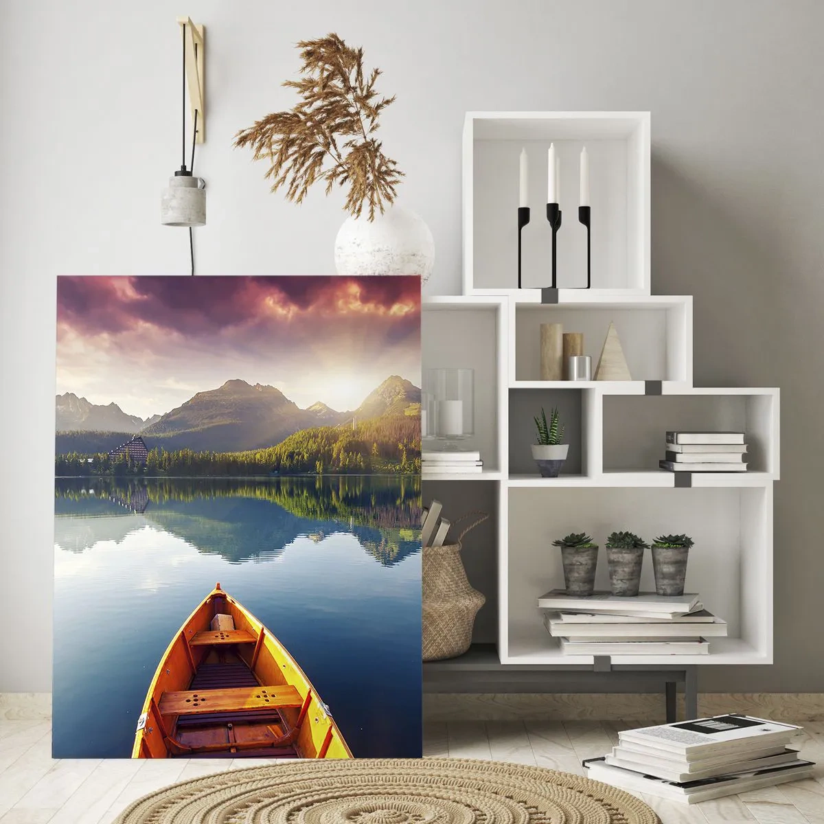 Glastavla - Bild på glas - Ingenting mot naturen - 50x70 cm