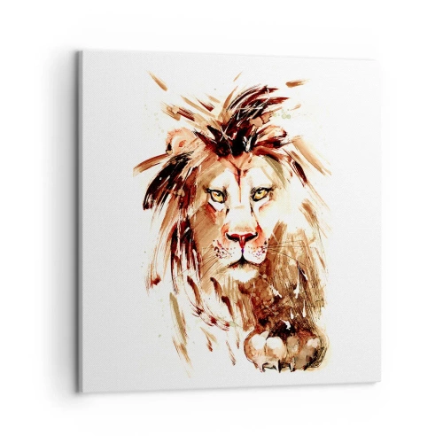 Canvastavla - Bild på duk - Styrka och värdighet - 50x50 cm