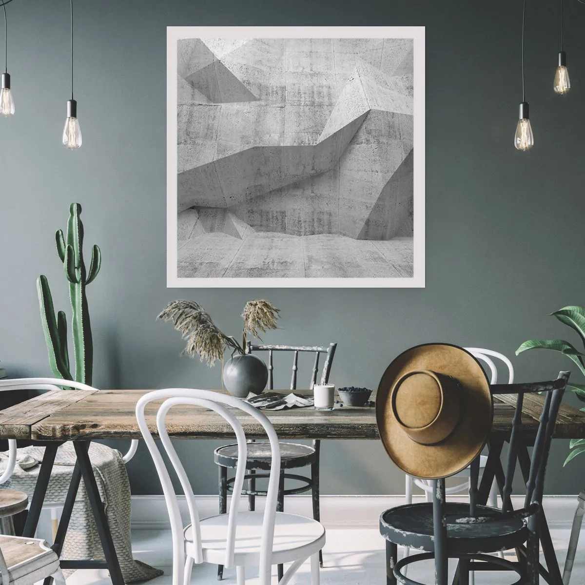 Affisch - En riktig utmaning - 30x30 cm