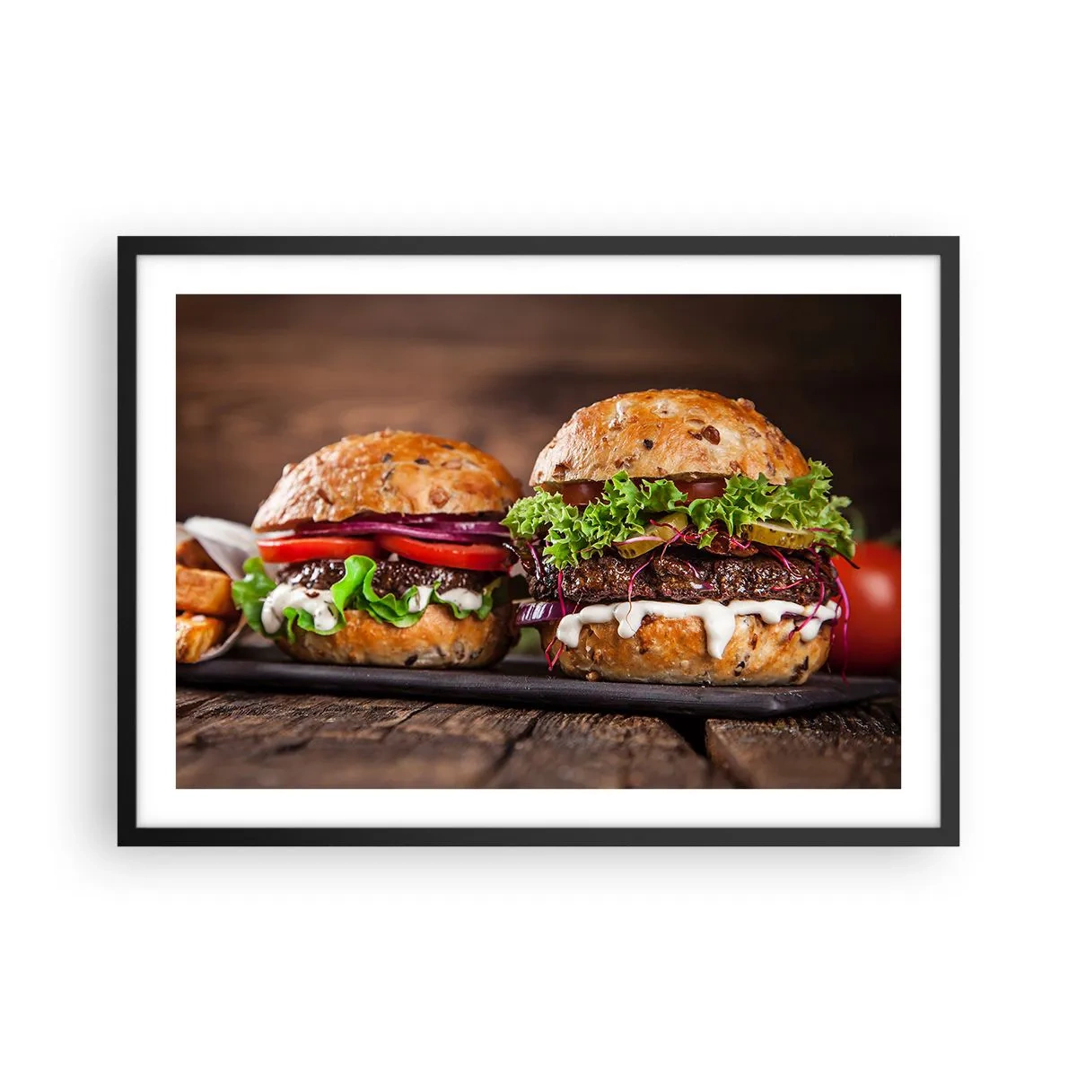 Affisch i svart ram - American dream - 70x50 cm