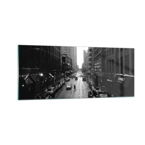 Glastavla - Bild på glas - Nästa dag som varje dag - 100x40 cm