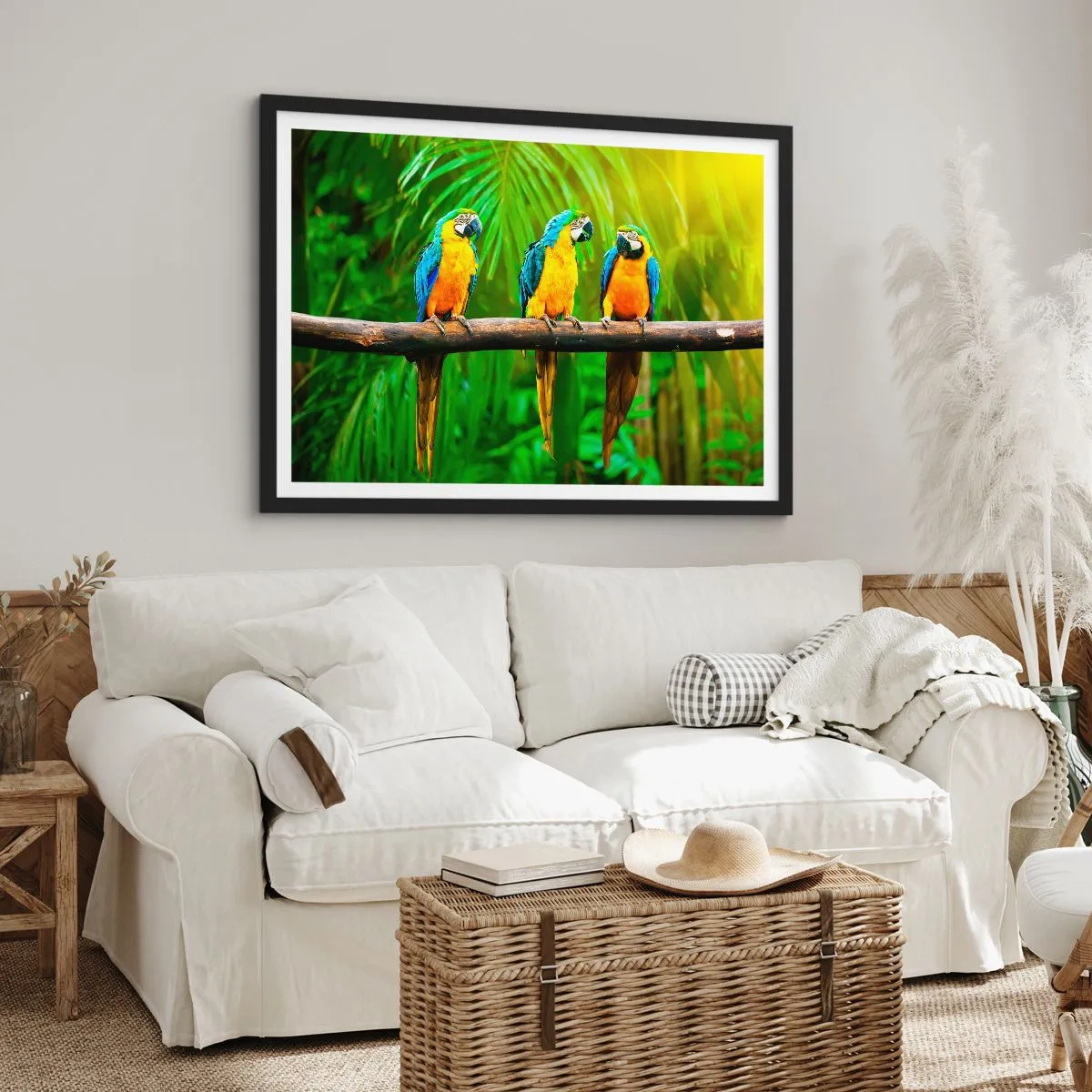 Affisch i svart ram - Har du hört att hon...? - 70x50 cm