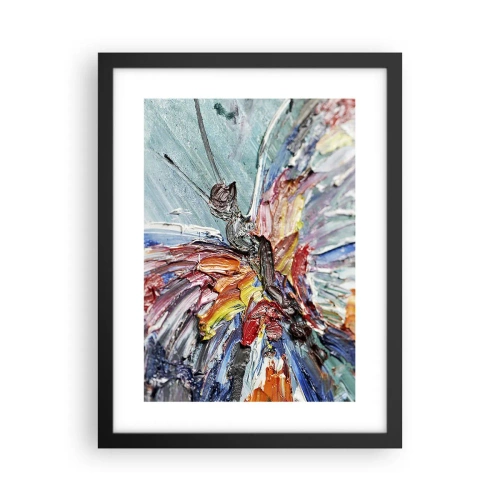 Affisch i svart ram - Målad av naturen - 30x40 cm