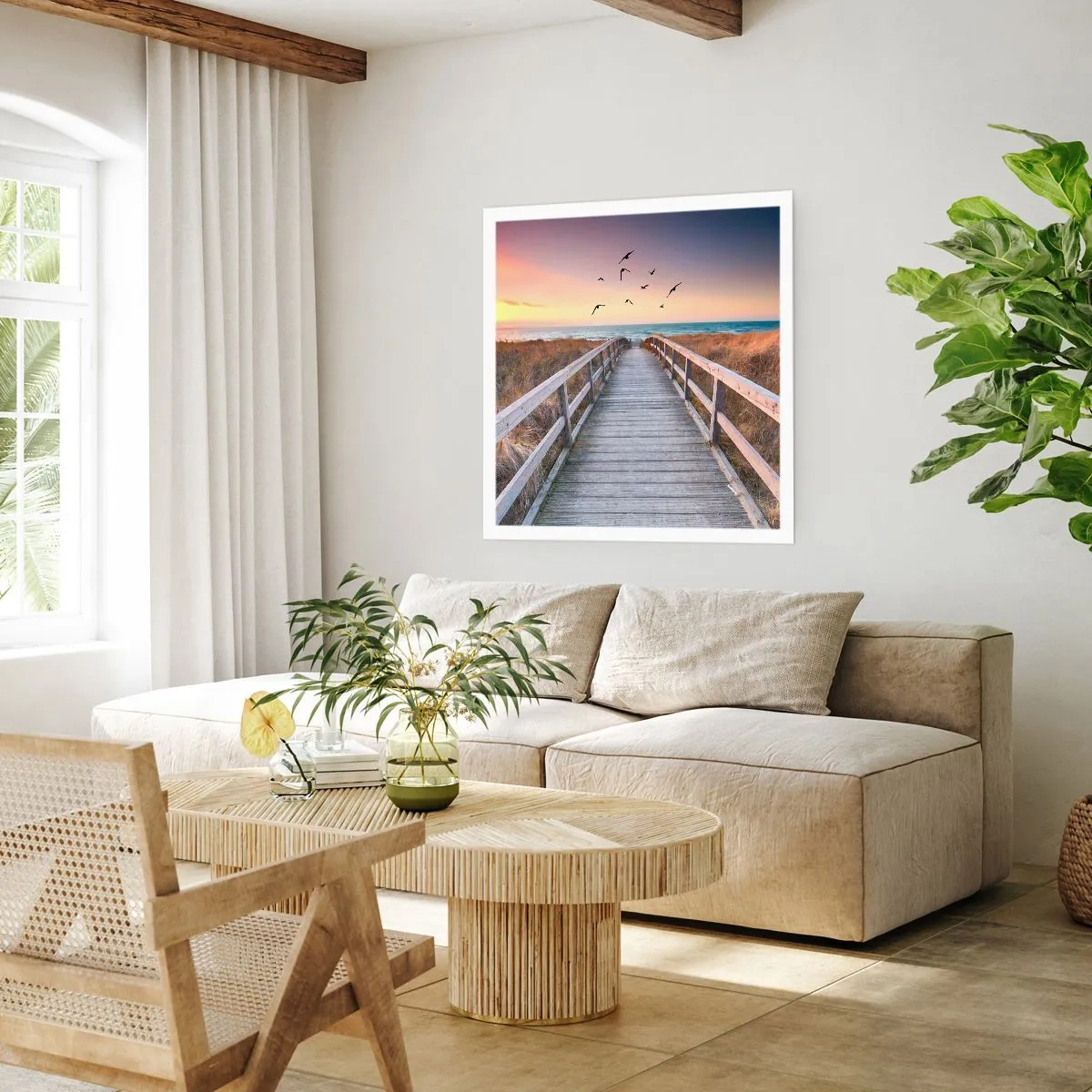 Affisch - Startbana - 40x40 cm