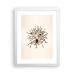 Affisch i vit ram - Blommar i dansen - 30x40 cm