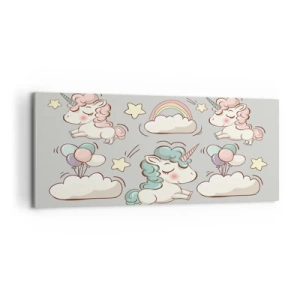 Canvastavla - Bild på duk - De existerar säkert... - 120x50 cm