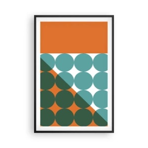Affisch i svart ram - Uppåt och på diagonalen - 61x91 cm
