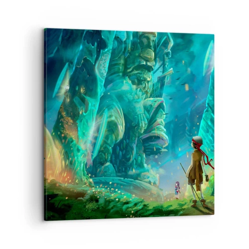 Canvastavla - Bild på duk - Från den stora sagoboken - 50x50 cm