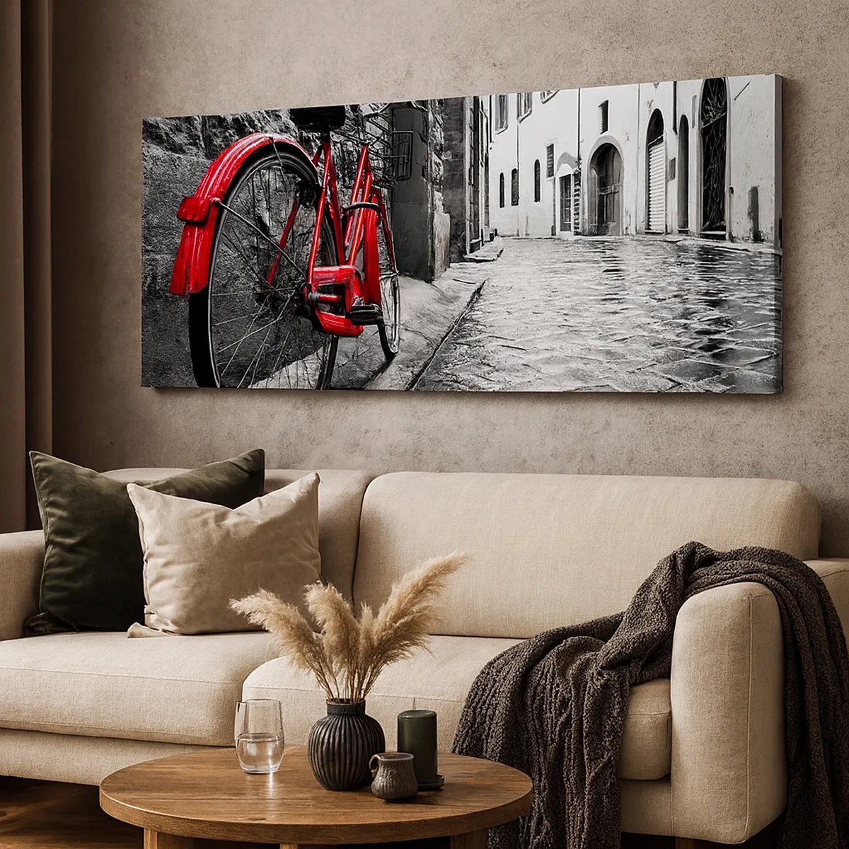 Canvastavla - Bild på duk - Den riktiga skönheten åldras inte - 30x30 cm