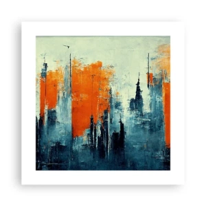 Affisch - Modernt landskap - 40x40 cm