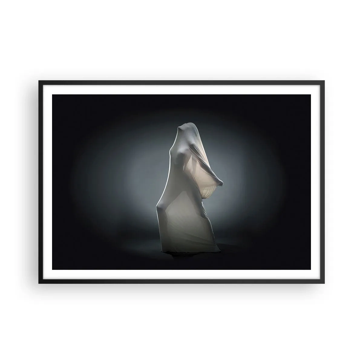 Affisch i svart ram - Dolda drömmar - 100x70 cm