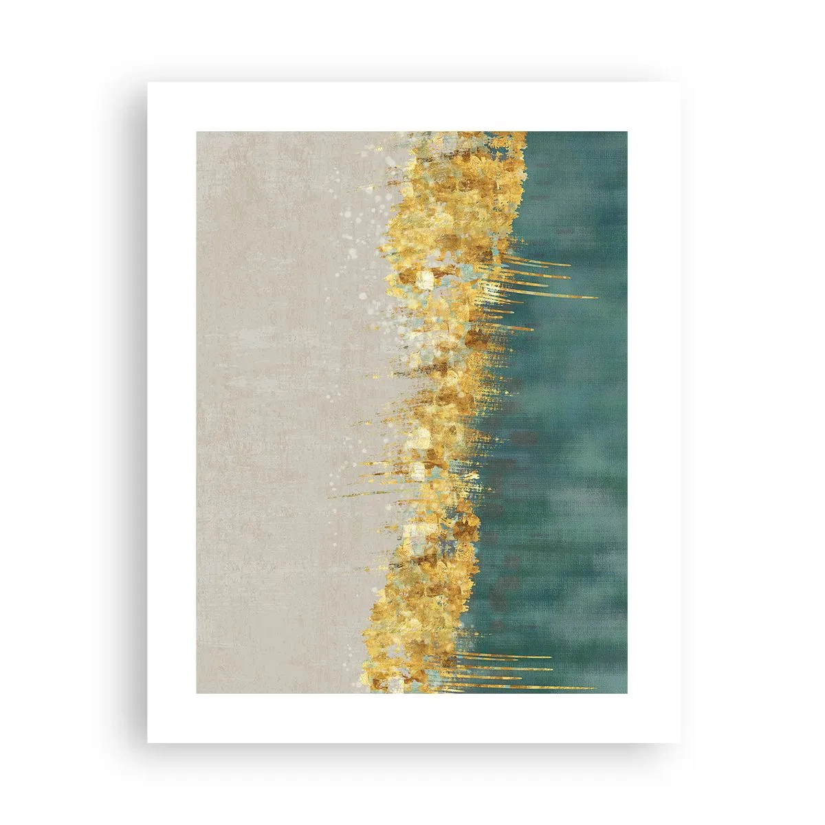 Affisch - Den gyllene gränsen - 40x50 cm