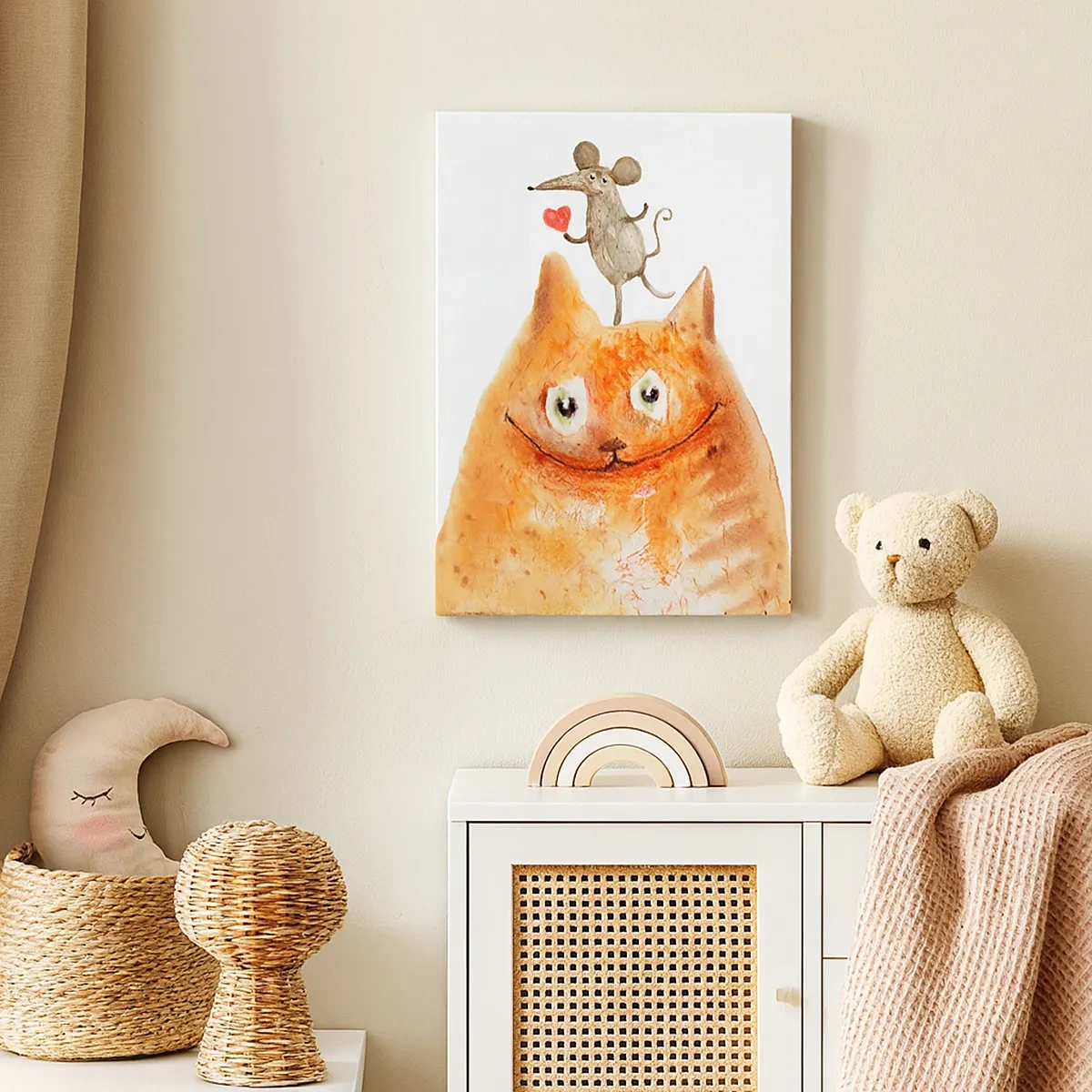 Canvastavla - Bild på duk - Kärlekens paradoxer - 50x70 cm