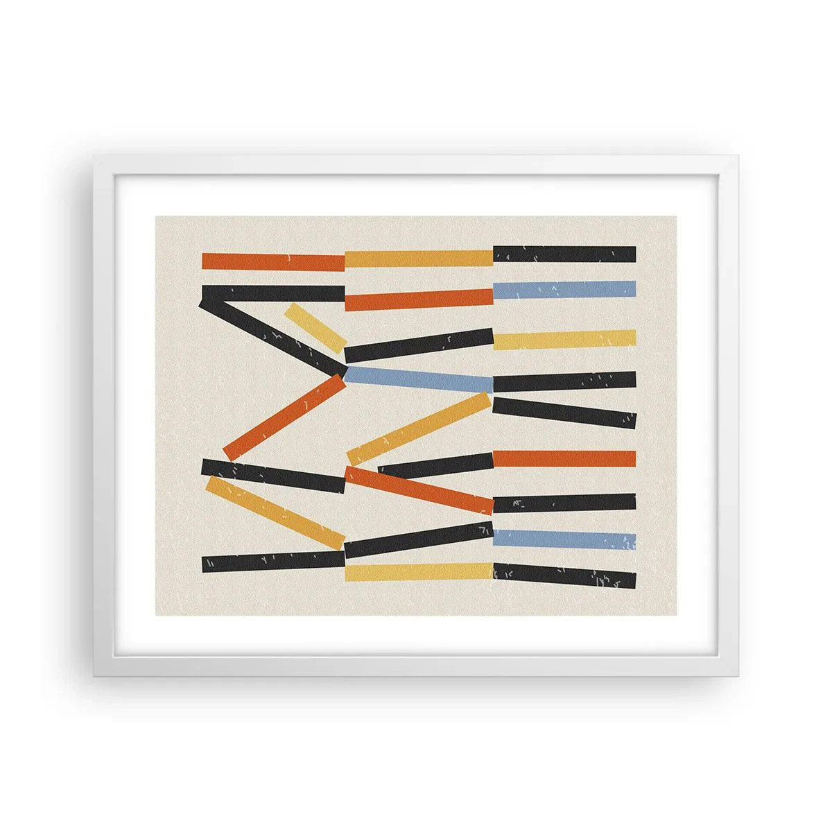 Affisch i vit ram - Horisontell komposition - 50x40 cm