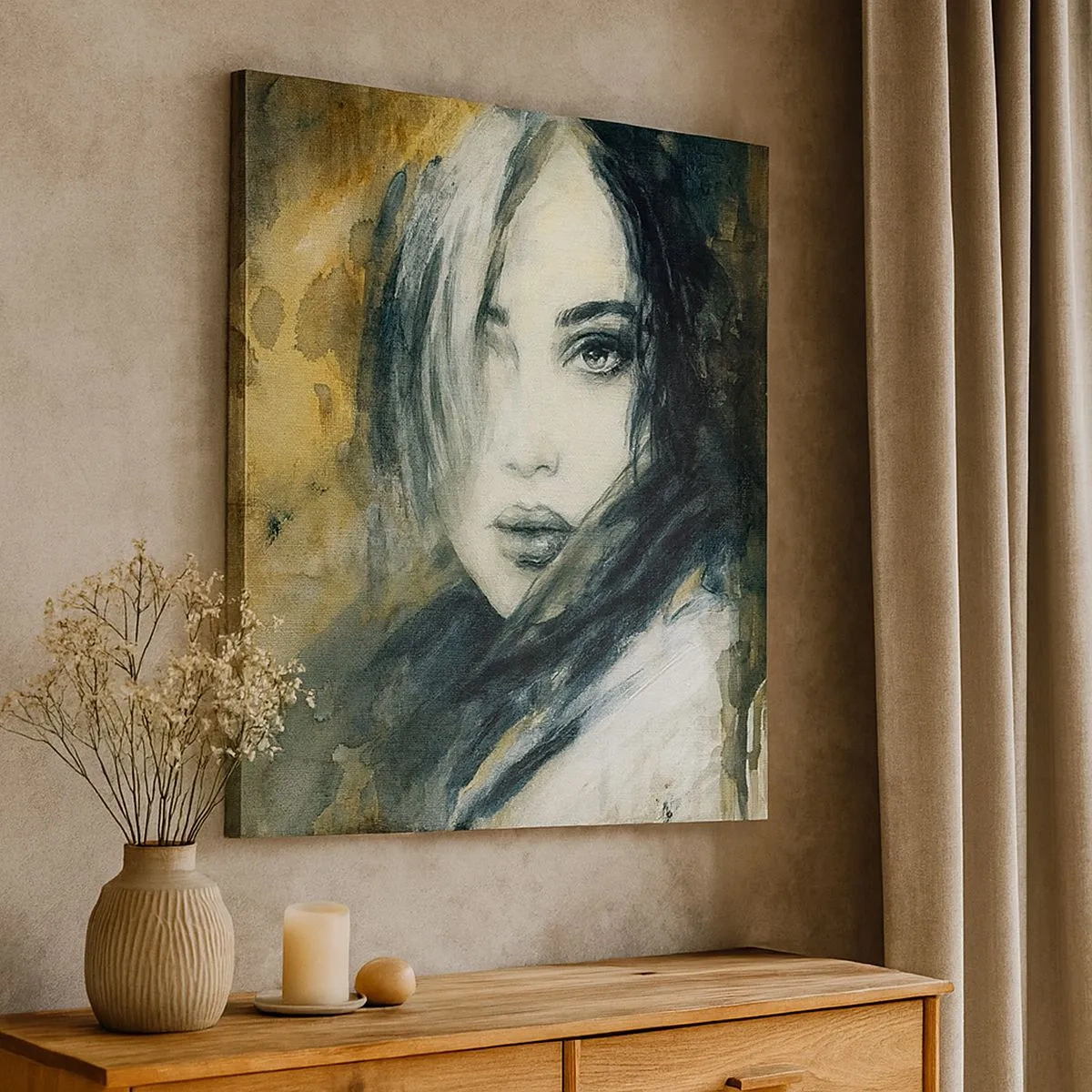 Canvastavla - Bild på duk - Mera oskyldig eller sensuell? - 30x30 cm