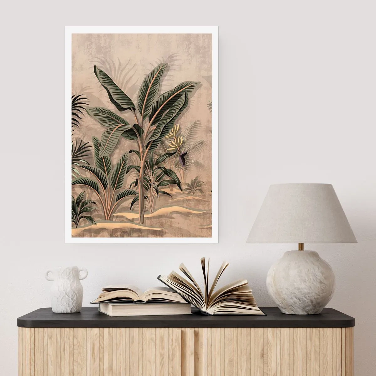 Affisch - Bild i kolonial stil - 70x100 cm