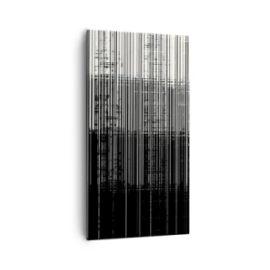 Canvastavla - Bild på duk - Vågor och vibrationer - 55x100 cm