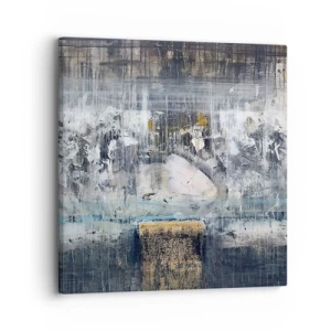 Canvastavla - Bild på duk - På is och klumpar - 30x30 cm