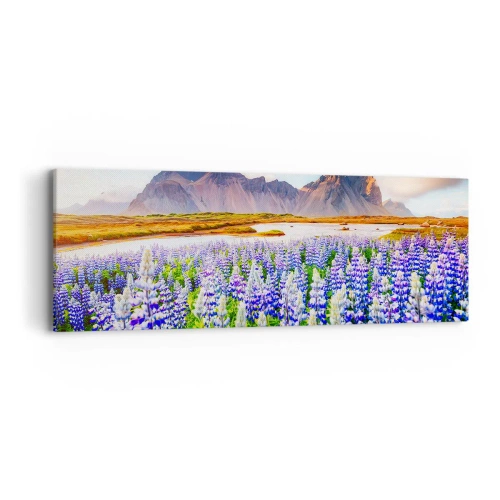 Canvastavla - Bild på duk - Styrka och stränghet bredvid mildhet - 90x30 cm