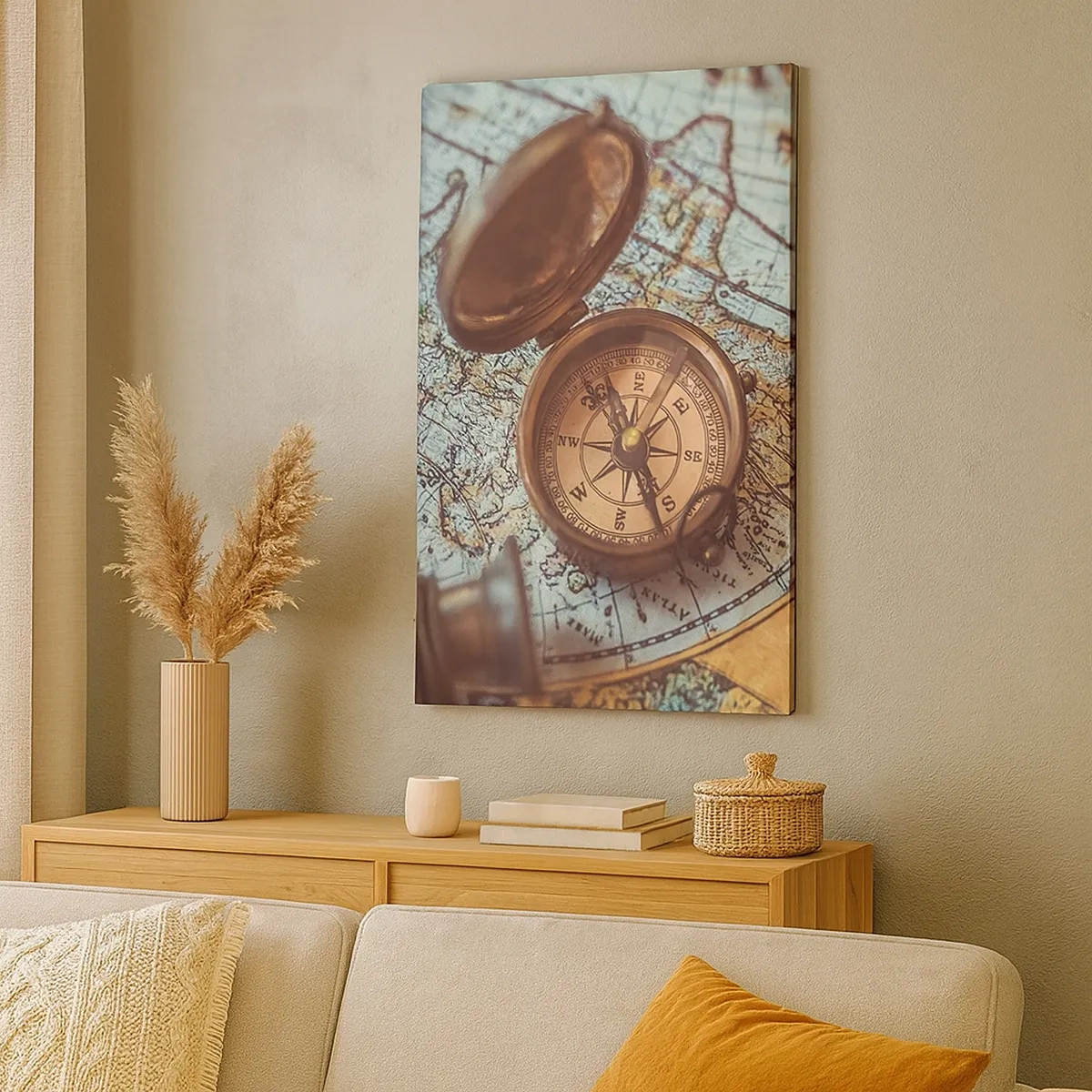 Canvastavla - Bild på duk - För äventyrare - 50x70 cm