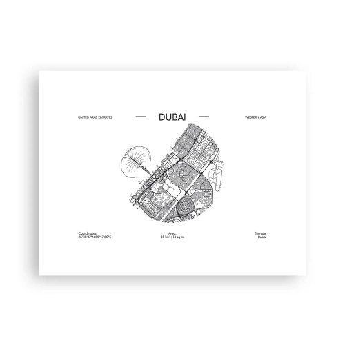 Affisch - Dubais anatomi - 40x30 cm