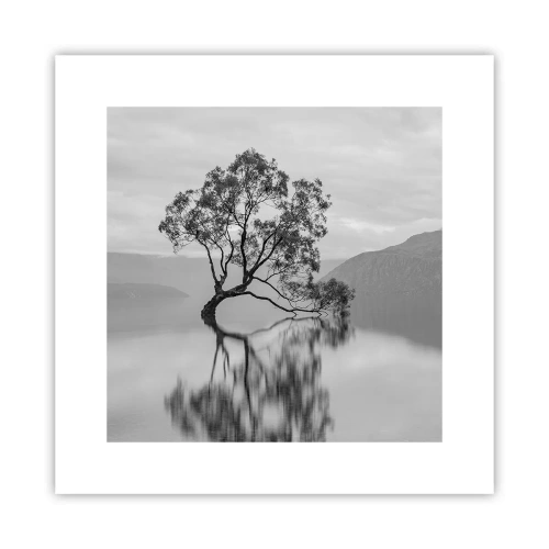 Affisch - Det finns ett land - 30x30 cm