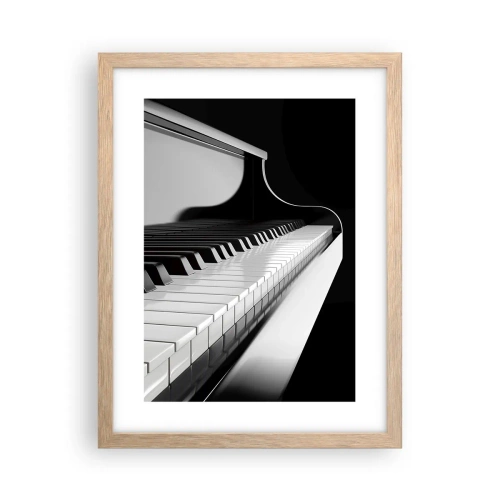 Affisch i ram av ljusek - Harmoni av former och färger - 30x40 cm