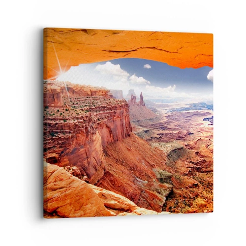 Canvastavla - Bild på duk - Skapat av naturen - 30x30 cm