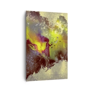 Canvastavla - Bild på duk - Moder Naturen - 80x120 cm