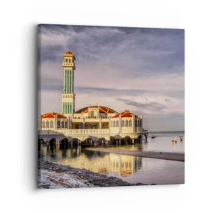 Canvastavla - Bild på duk - Naturens tempel - 30x30 cm