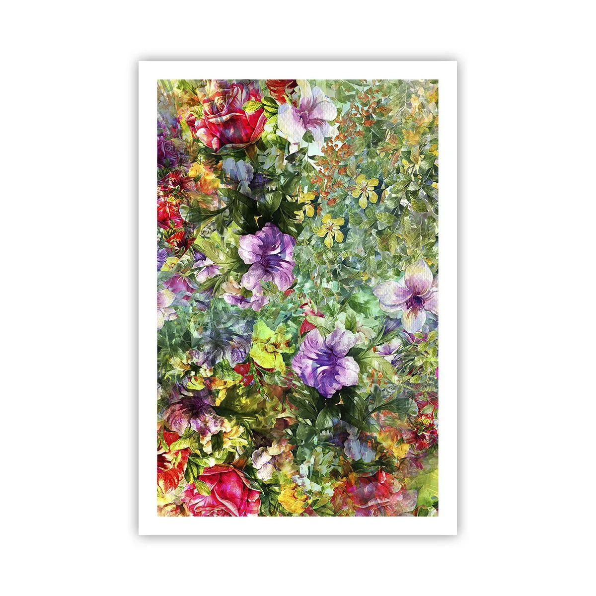 Affisch - Ta en dopp i blommorna - 61x91 cm