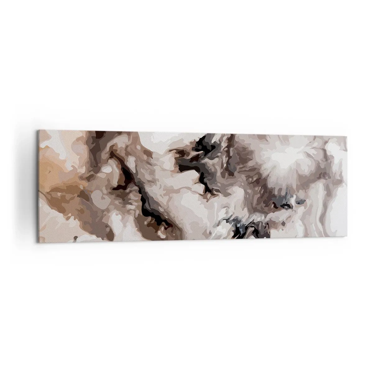 Canvastavla - Bild på duk - En galax födelse - 160x50 cm