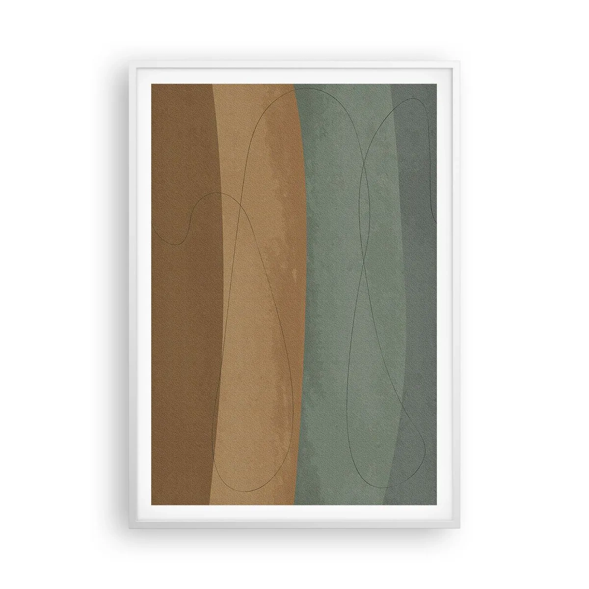 Affisch i vit ram - Horisontell komposition - 70x100 cm