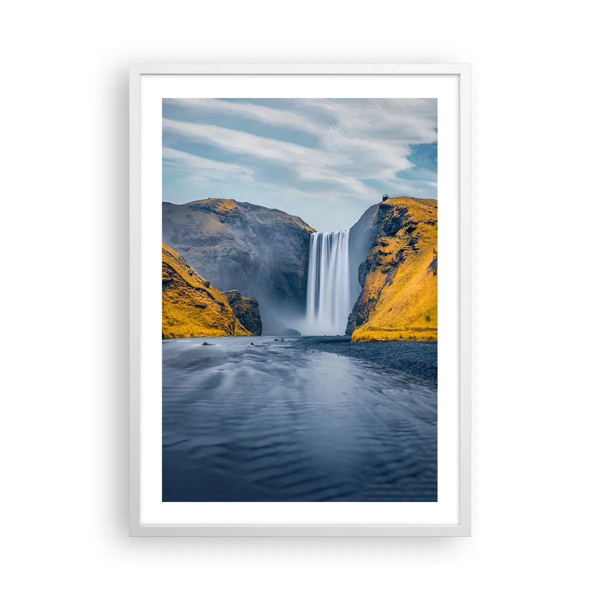 Affisch i vit ram - Evig varaktighet, evig rörelse - 50x70 cm