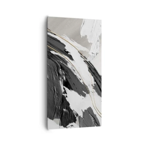 Canvastavla - Bild på duk - Storslagen abstraktion - 65x120 cm