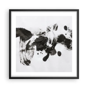 Affisch i svart ram - En metod i galenskap? - 50x50 cm