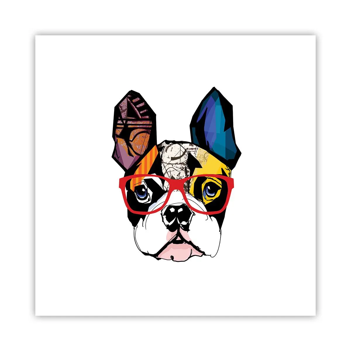 Affisch - Intellektuell - 30x30 cm