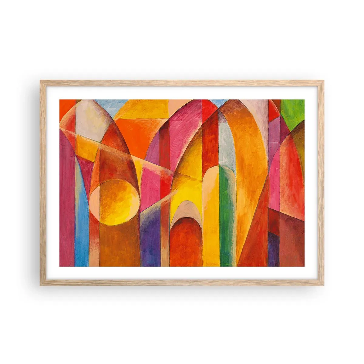 Affisch i ram av ljusek - Solens domkyrka - 70x50 cm
