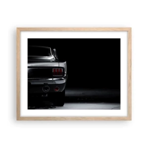 Affisch i ram av ljusek - Klassisk charm - 50x40 cm