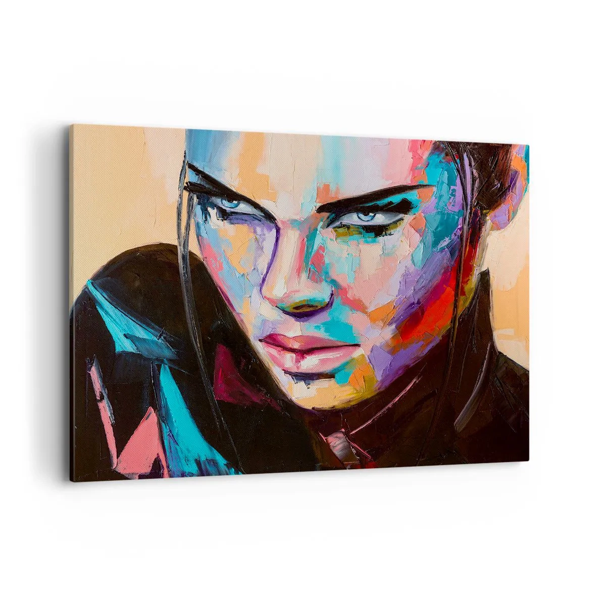 Canvastavla - Bild på duk - Vilt hjärta - 120x80 cm
