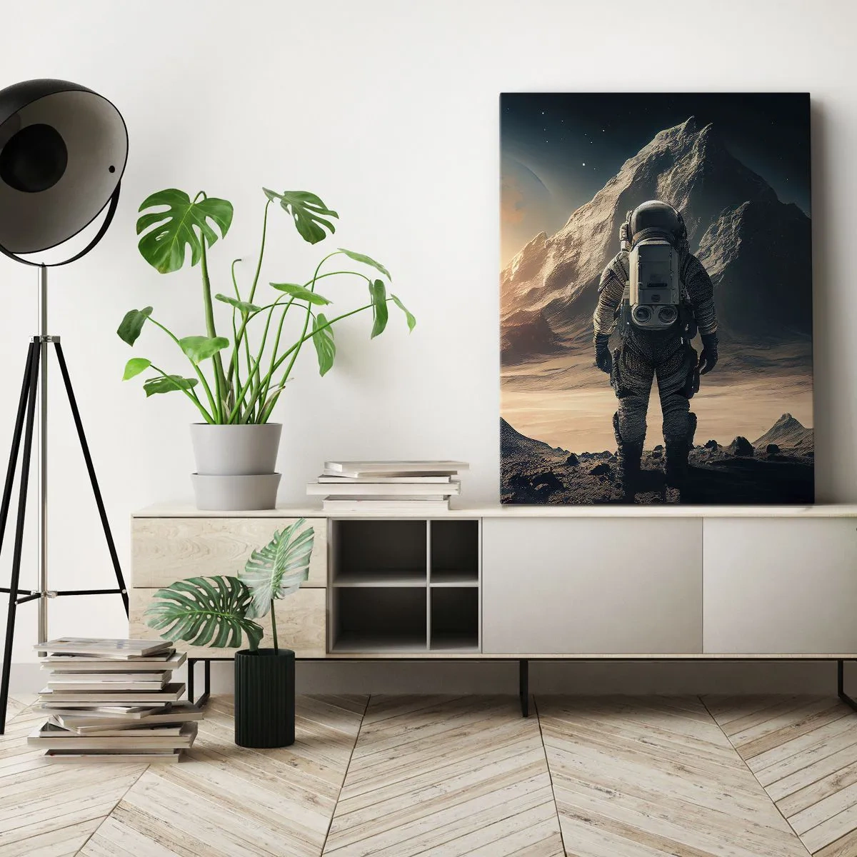 Canvastavla - Bild på duk - En ny utmaning - 55x100 cm