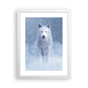 Affisch i vit ram - I vinter anda - 30x40 cm